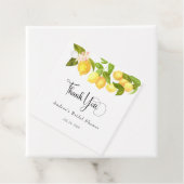 Limoen en Groen | Bruidsdouche Bedankt Bedankjes Labels (In situ)