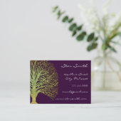 Limoen- en pruimwervelkolom visitekaartje (Staand voorkant)