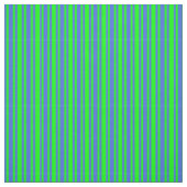 Limoen- en Royal Blue Pattern van Stripes Stof (Swatch)
