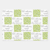 Limoen- en verpakkingspapier. Aangepast papier. Ca Inpakpapier Vel (Voorkant 2)