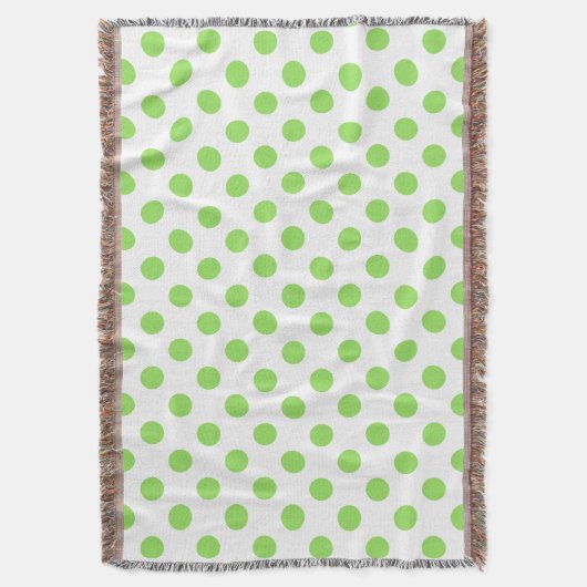 Limoen- en witte haarpunten deken (Voorkant Verticaal)