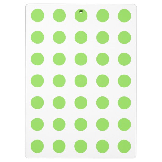 Limoen- en witte haarpunten klembord (Achterkant)