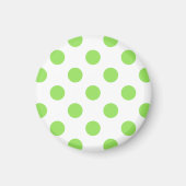 Limoen- en witte haarpunten magneet (Voorkant)