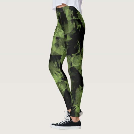 Limoen en zwarte Leggings (Links)