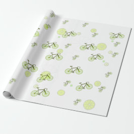 limoen fiets groen cadeaupapier