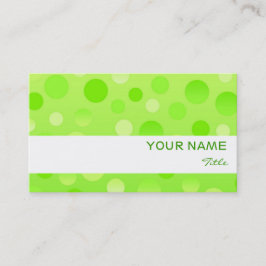 Limoen Fizz White stripe-kaartsjabloon Visitekaartje