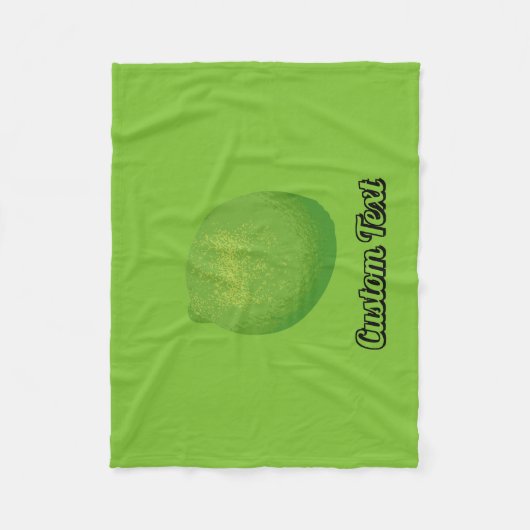 Limoen Fleece Deken (Voorkant)