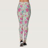 Limoen Floral Arabic Pattern Leggings (Achterkant)