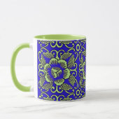 Limoen Flower Medallion Mok (Links)