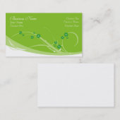 Limoen Flowers Visitekaartjes (Voorkant / Achterkant)