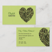 Limoen Foodies Food Lovers Custom Visitekaartje (Voorkant / Achterkant)