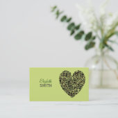 Limoen Foodies Food Lovers Custom Visitekaartje (Staand voorkant)