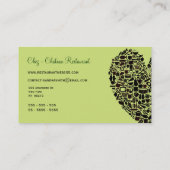 Limoen Foodies Food Lovers Custom Visitekaartje (Achterkant)