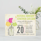 Limoen Foto Ranunculus Roos ModernTypografie Kaart (Staand voorkant)