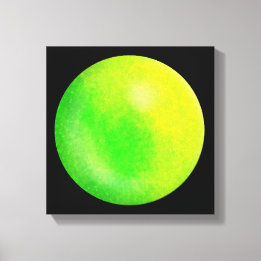 Limoen Galaxy Orb – Limoen en Neon Green Canvas Pr