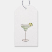 Limoen gebladerte dank u cadeaulabel (Achterkant)