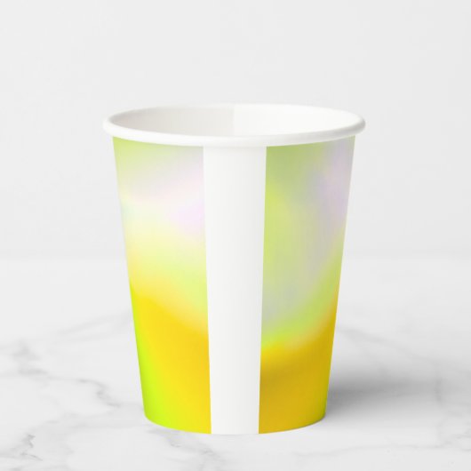 Limoen Geel papier beker (Links)