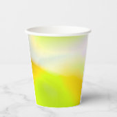 Limoen Geel papier beker (Voorkant)