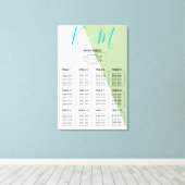 Limoen Geometrische magnificante minimalistische b Canvas Afdruk (Insitu (Houten vloer))