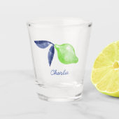 Limoen Gepersonaliseerde Citrus Shot Glas (Voorkant)