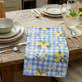 Limoen geruit voor zomer keuken decor theedoek