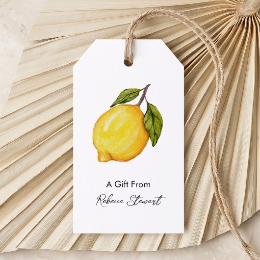 Limoen Geschenk voor elke gelegenheid Van Persoonl Cadeaulabel