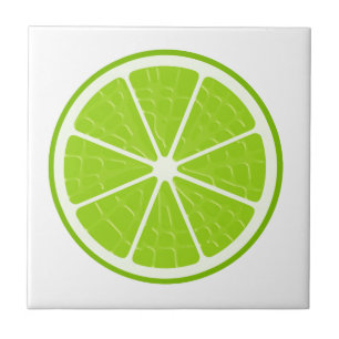 Limoen gestileerde vruchtensap tegeltje