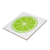 Limoen gestileerde vruchtensap tegeltje (Zijkant)