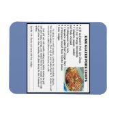 Limoen Glazed Pork Chops Magneet (Horizontaal)