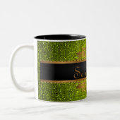 Limoen Glitter Sequin Disco Glitz Coffee Mok Cup (Links)