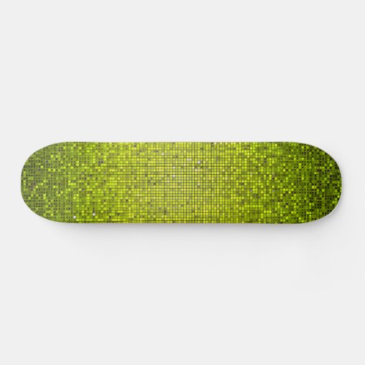Limoen Glitter Sequin Disco Glitz Comp Skateboard (Horizontaal)