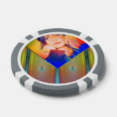 Limoen Glow Fashionista Poker Chips (Enkel)