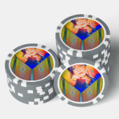 Limoen Glow Fashionista Poker Chips (Opstapeling)