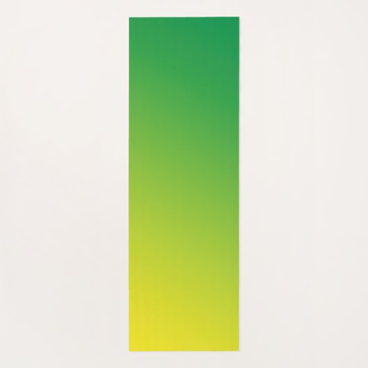Limoen gradient Color Yoga Mat (Achterkant)