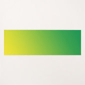 Limoen gradient Color Yoga Mat (Voorkant (horizontaal))