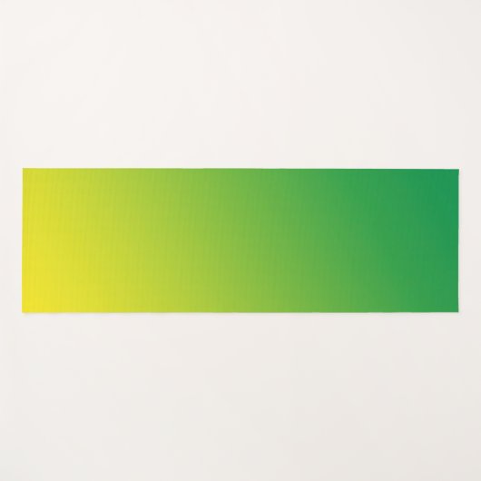 Limoen gradient Color Yoga Mat (Voorkant (horizontaal))