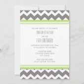 Limoen Gray Foto 16th Birthday Party Invitations Kaart (Achterkant)