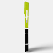 Limoen grijs zwart-wit penseel lijnverf Case-Mate iPhone case (Achterkant / Links)