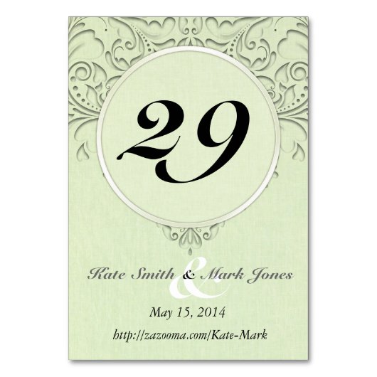 Limoen HeartyChic Kaart (Achterkant)