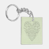 Limoen HeartyChic Sleutelhanger (Voorkant Links)