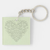 Limoen HeartyChic Sleutelhanger (Achterkant)