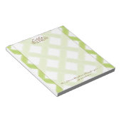 Limoen het Notitieblok van de Lattice met Citaat (Schuin)