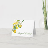 Limoen Hoofd Squeeze Bedankkaartjes Bedankkaart (Voorkant)