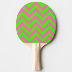 Limoen, Hot Pink #2 LG Chevron ZigZag Pattern Tafeltennisbatje