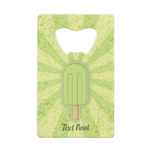 Limoen Ice Cream Stick Creditkaart Flessenopener