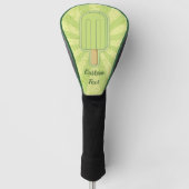 Limoen Ice Cream Stick Golfheadcover (Voorkant)