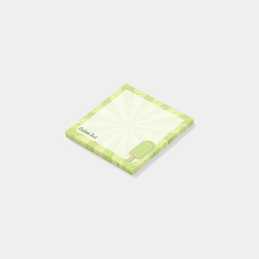 Limoen Ice Cream Stick Post-it® Notes (Schuin)