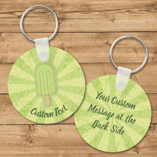 Limoen Ice Cream Stick Sleutelhanger