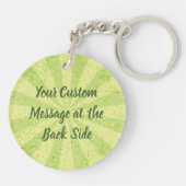 Limoen Ice Cream Stick Sleutelhanger (Achterkant)