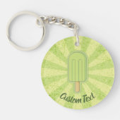 Limoen Ice Cream Stick Sleutelhanger (Voorkant)